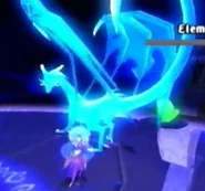 The Elemental Dragon's Ice form.