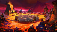 Spyro Reignited Trilogy concept art of Buzz's Dungeon by Pedro H. Cardoso