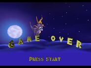 Game Over screen