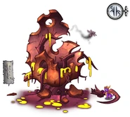 A destroyed Fire Beetle Nest profile by Jared Pullen