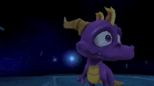Spyro using Dragon Time ("Make it stop!")