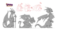 Spyro Reignited Trilogy dragon variety exploration concepts by Devon Cady-Lee
