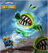 Skylanders: Battlecast "Sucks to be You" card art by Jim Nelson