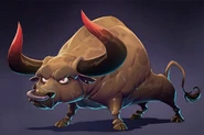 Concept art of the Bull in the Spyro Reignited Trilogy