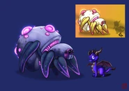 Bulb Spider night variant by Roderick Wong