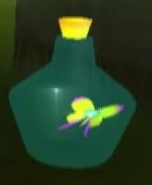 Бутылка с бабочкой