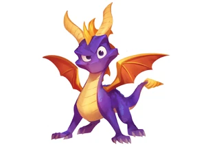 Konzeptzeichnung von Nicholas Kole zu Spyro für die SRT