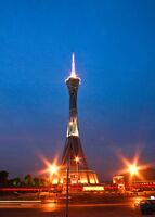 RealWorld Zhongyuan Tower (Night)