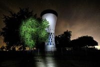 RealWorld Modern Water Tower (Night)