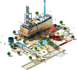 Oil Industrial Complex Construction