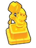 Golden Warrior Statue
