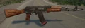 Right side of an AK-74