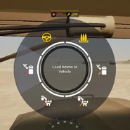 Munitionspunkte ins Fahrzeug laden