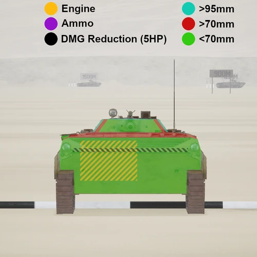 IFV armour map BMP-1