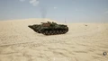 An Irregular Militia BMP-1 rolling through the desert.