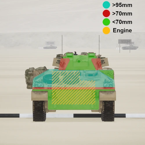 IFV armour map FV510