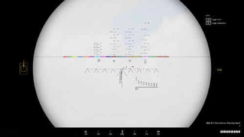 Actual sabot trajectory of "T62"