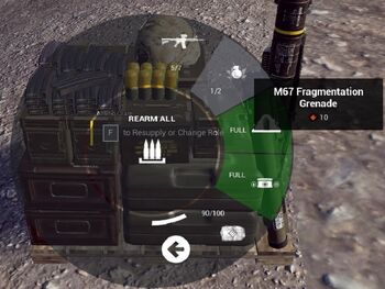 AmmoCrate Rearm Menu