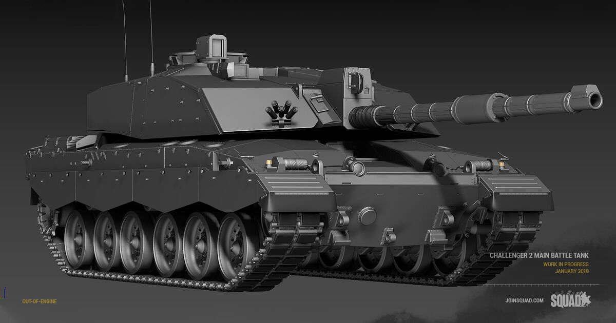 Challenger 2 Tank By Liam Davies - 3D model by LiamDavies (@LiamDavies)  [6ac95d1]