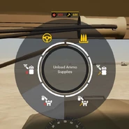 Munitionspunkte abladen