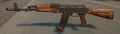 Left side of an AK-74