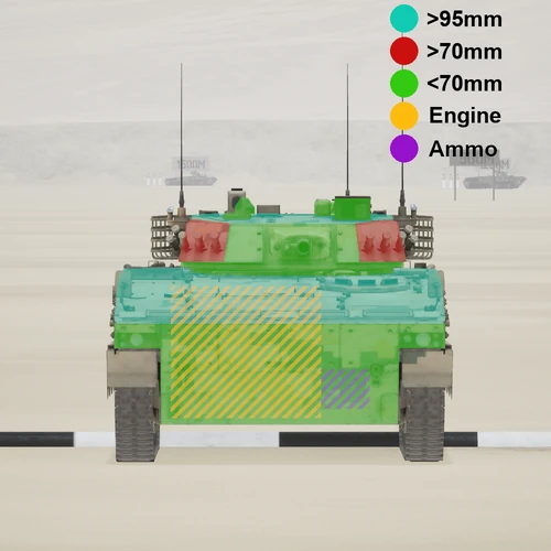 IFV armour map ZBD04A