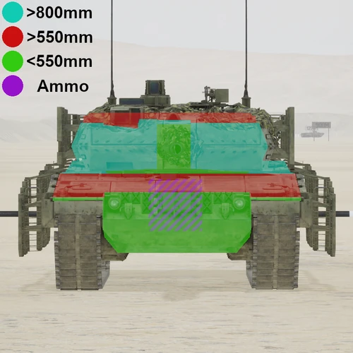 Leopard 2 front armor