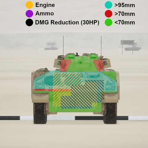 IFV armour map FV510 UA
