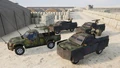 Technical SPG9, Armoured Technical M2, Armoured Technical DShk, Armoured Technical SPG9