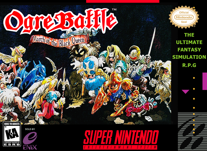 SFC 伝説のオウガバトル スーパーファミコン Ogre Battle: March of