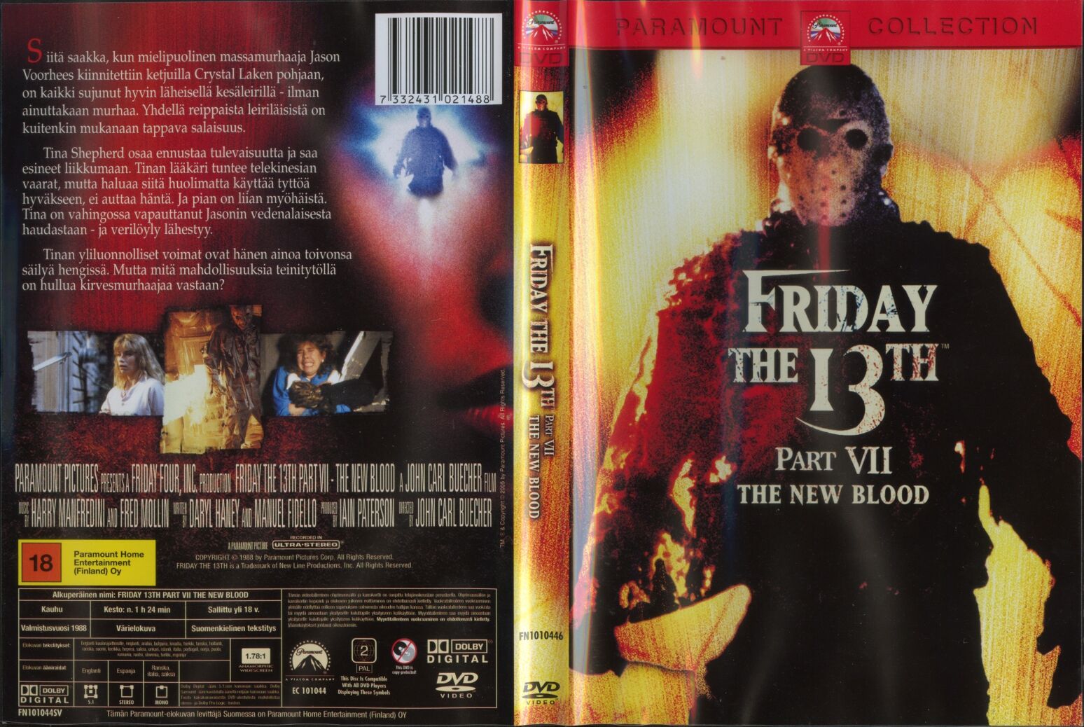 FRIDAY THE 13TH The Final Chapter 1980 VHS English Japanese