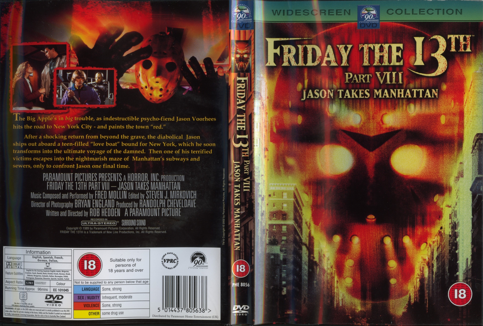 Friday the 13th Part VIII: Jason Takes Manhattan (1989 Friday the 13th Part VIII: Jason Takes Manhattan (1989
