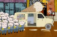 Sheriff Clones and ice cream truck