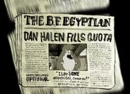 Newspaper seen in the second episode (2)