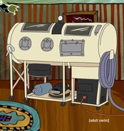 Cordelia's iron lung.