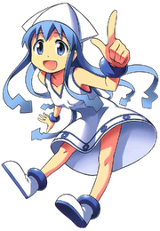 Shinryaku!ika musume-manga-squid girl-cutout