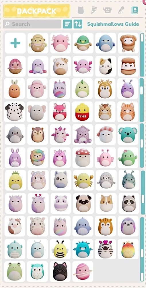 Squishmallows characters list with pictures outlets shop