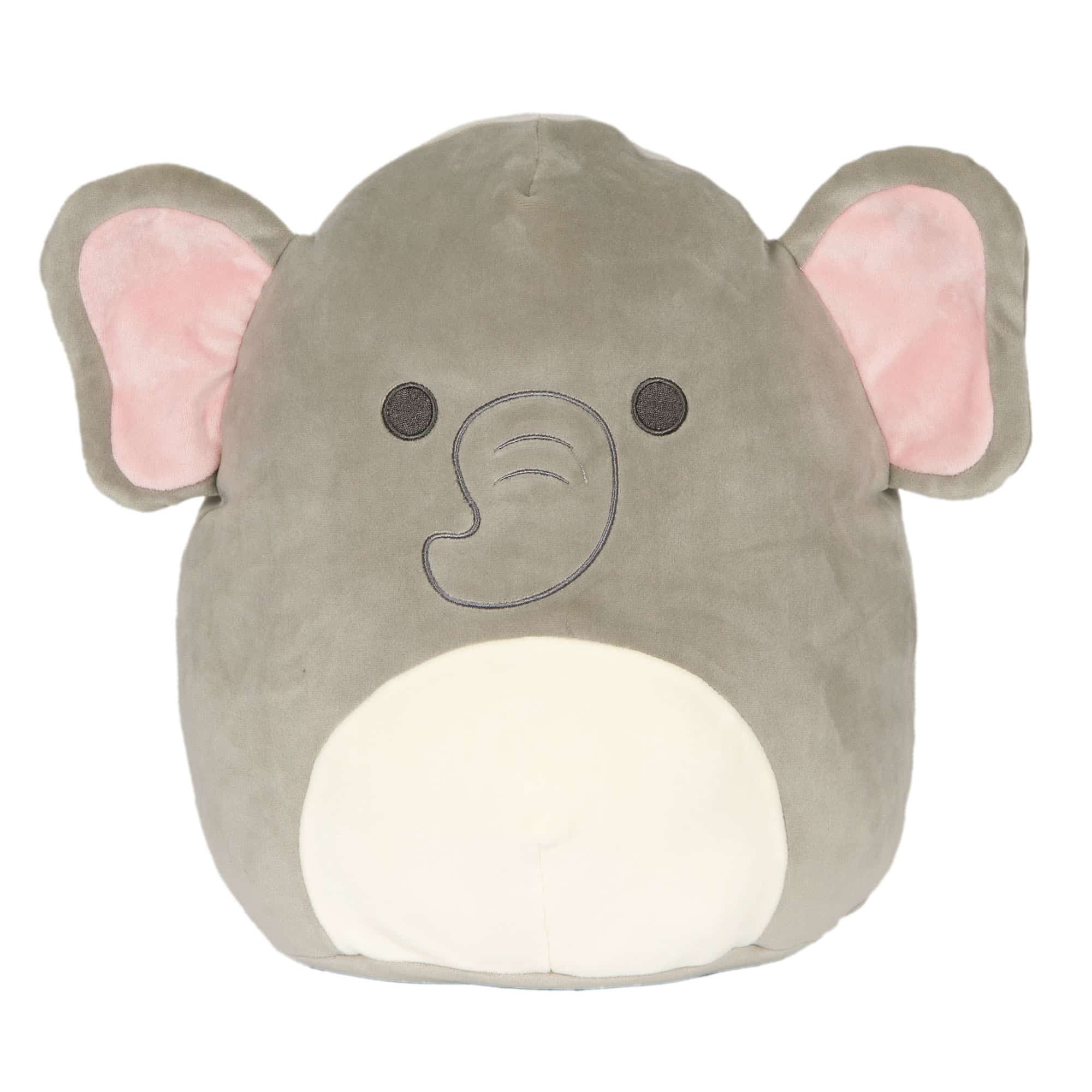 SQUISHMALLOW 08" Emma the Baby Elephant with Rattle Children's Plush Toy L2A13 