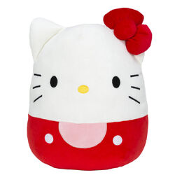 Squishmallows Sanrio 8-inch Hello Kitty Pink Gingerbread Plush