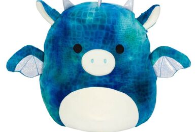 Squishmallows Kenny the Dragon Kelly Toy Squishmallow 18” XXL Light Blue  Shimmer