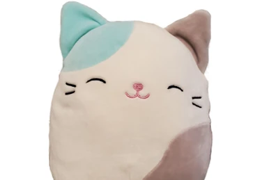 Squishmallows Stackables Geraldine Il Gattino Rosa Con Orecchie Pieghevoli - Peluche 30,5 Cm - 4