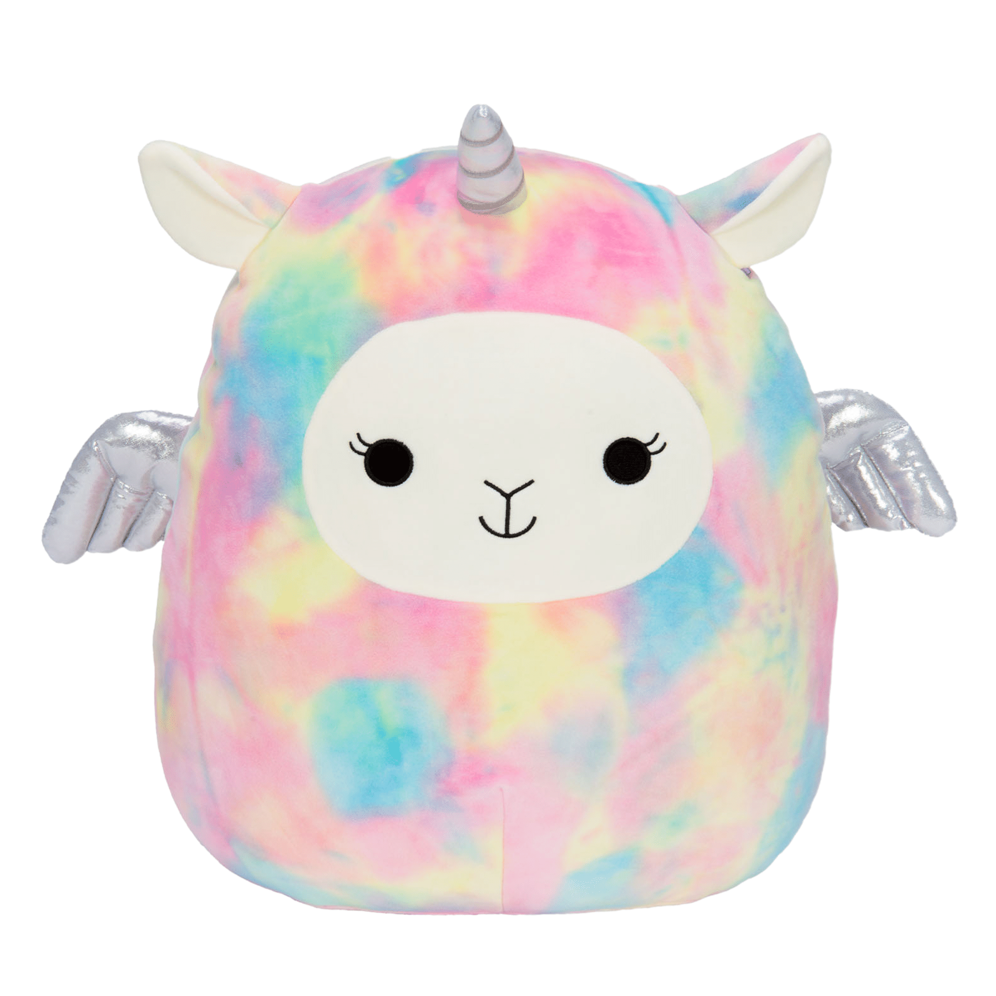 pink unicorn with wings squishmallow