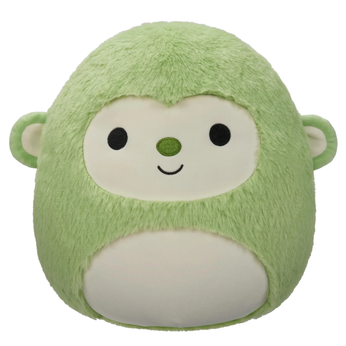 Mills The Monkey 12” Fuzzamallow Squishmallow Green Fuzzy Plush W/ Tag!  New!!