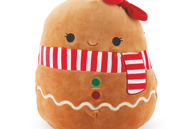 Squishmallows Ornament Gina the Gingerbread Woman 4 Plush HOLIDAY