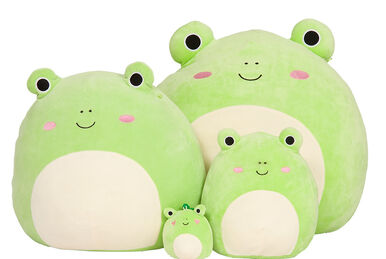 Squishmallows Wyatt the Green Frog 12 Plush, Laughing Frog Select Series,  NEW