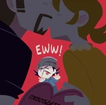 Jaune aaron.png (351 KB) Ross cringing at his parents kissing for Valentine's Day.