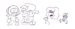 Carmen in some of Pelo's doodles before the episode released