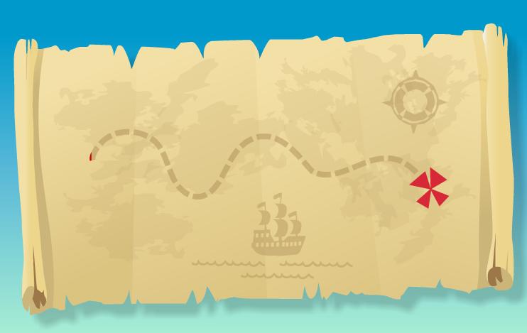 jake treasure map background