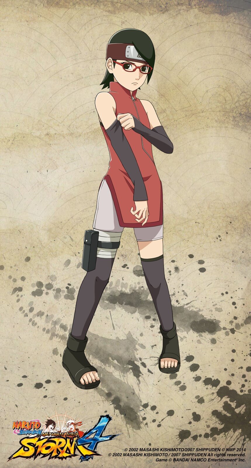 uchiha sarada (naruto and 1 more) drawn by hatano_kiyoshi