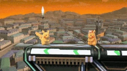 Pikachu Forward Air SSBU
